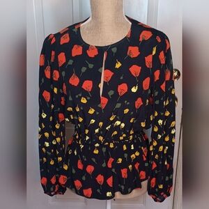 Banana Republic XS Dress in Coral and Navy